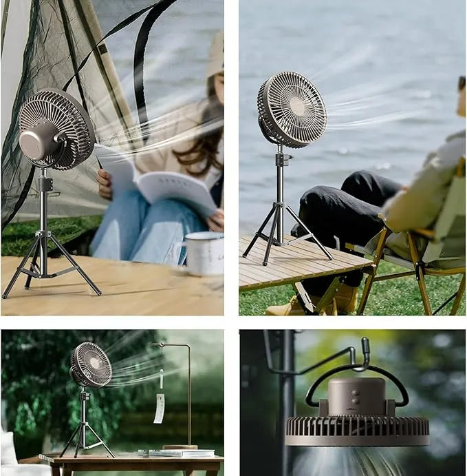 Outdoor Camping Fan – Portable Cooling for Every Adventure 🌲❄️