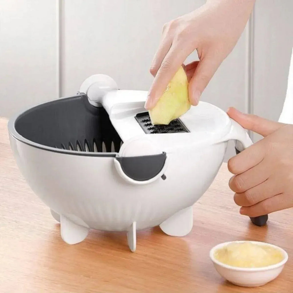 Wet Basket Vegetable Cutter &amp; Strainer