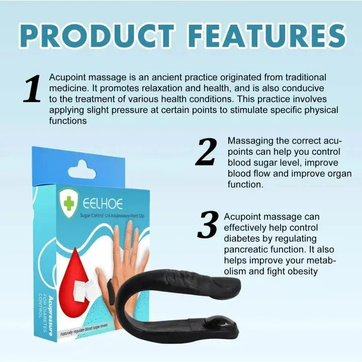 EELHOE sugar Control L14 Acupressure Point Clip